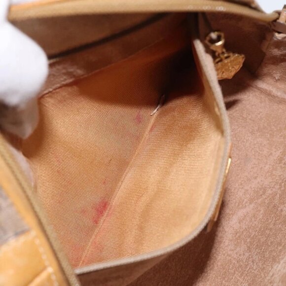 GUCCI Micro GG Supreme Shoulder Bag PVC Beige Gold 007 115 0093 Auth BA2396 - Picture 12 of 16